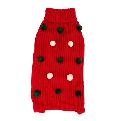 Paw Care Harry Barker Holiday Bommelpullover rot L (Paw Care)