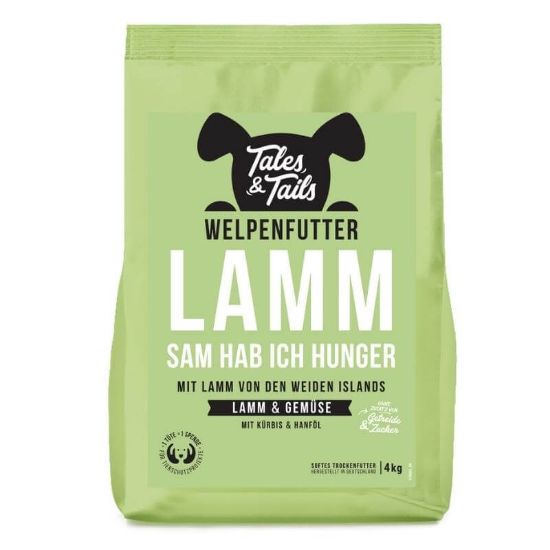 Abo LammSam hab ich Hunger - softes Trockenfutter für Welpen (Tales & Tails)