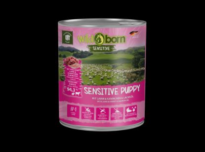 6 x 800g, WILDBORN Sensitive Puppy Welpenfutter, Hundefutter für Welpen (Wildborn)