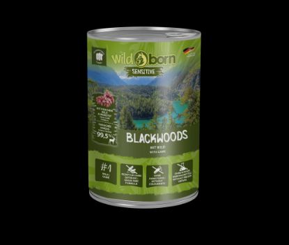 6 x 400g, WILDBORN Blackwoods Hundefutter mit Wild (Wildborn)