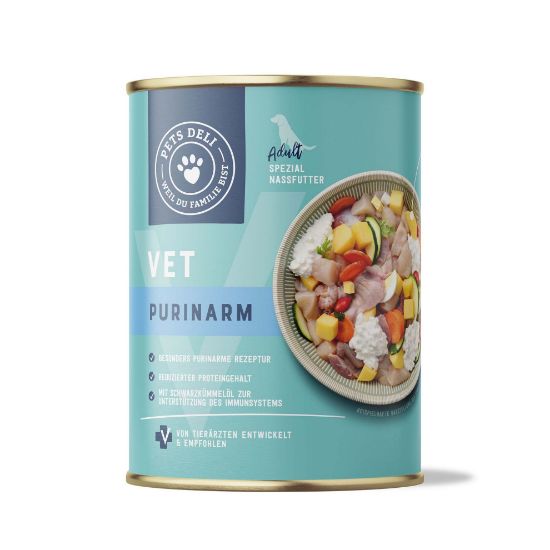 Nassfutter Vet Purinarm für Hunde - 400g / Einzeldose (Pets Deli)