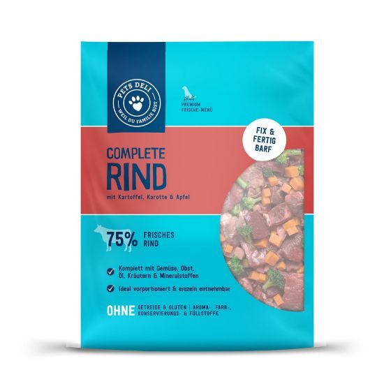 BARF Rind für Hunde - 750g / 5er Pack ✓ 100% Lebensmittelqualität ✓ Adult von Pets Deli (Pets Deli)