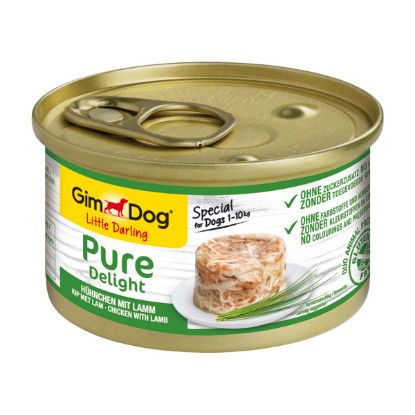 GimDog Little Darling Pure Delight Hühnchen mit Lamm 12x85g (Gimdog)