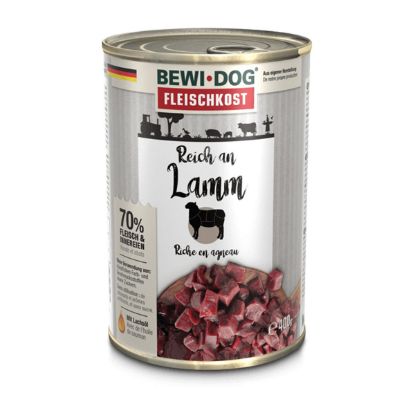 Bewi Dog Fleischkost Reich an Lamm 6x400g (BEWI DOG)