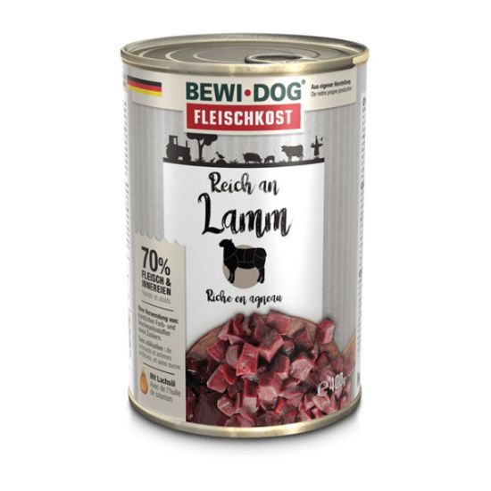 Bewi Dog Fleischkost Reich an Lamm 6x400g (BEWI DOG)