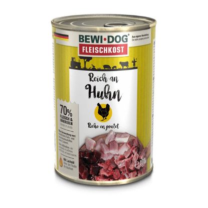 Bewi Dog Fleischkost Reich an Huhn 6x400g (BEWI DOG)