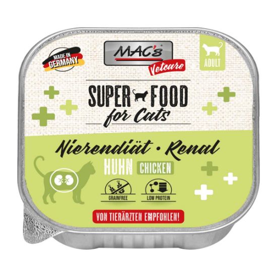 MAC's Cat Vetcare Huhn Nierendiät 16x100g (MAC's Vetcare)