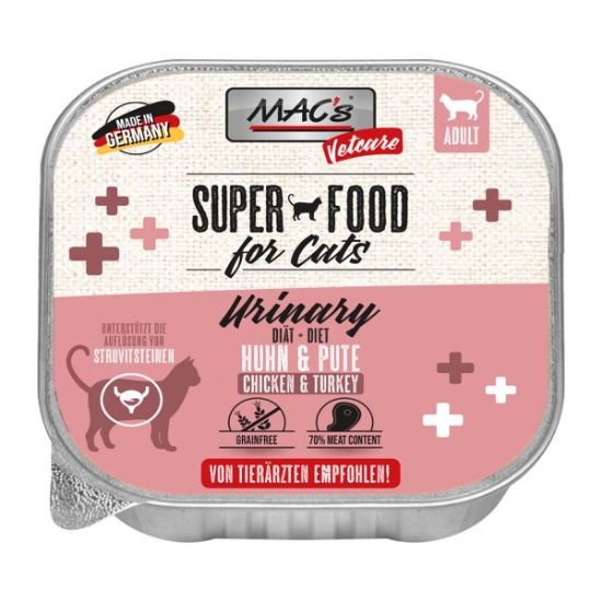 MAC's Cat Vetcare Huhn und Pute Urinary 16x100g (MAC's Vetcare)