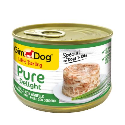 GimDog Little Darling Pure Delight Hühnchen mit Lamm 6x150g (Gimdog)