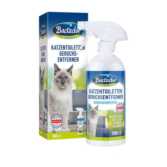 Bactador Katzentoiletten - Geruchsentferner Spray 500ml (Bactador)