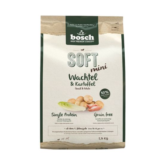 Bosch SOFT Mini Wachtel und Kartoffel 2,5kg (Bosch)