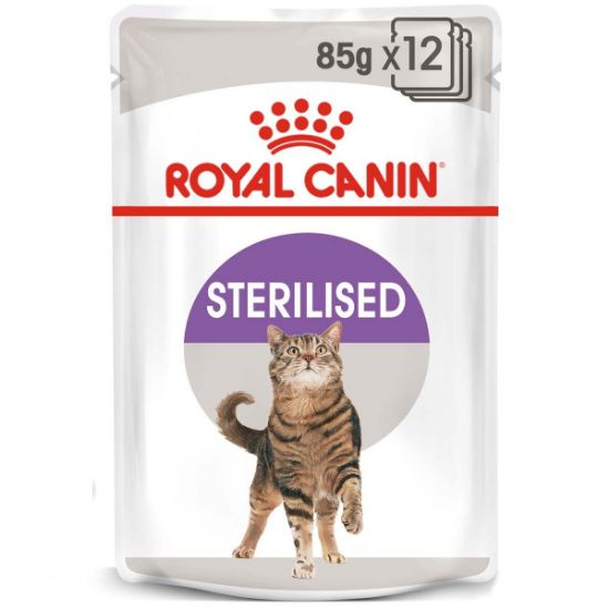 ROYAL CANIN STERILISED Nassfutter in Soße für kastrierte Katzen 12x85g (Royal Canin)