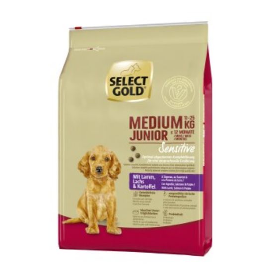 SELECT GOLD Sensitive Medium Junior Lamm/Lachs/Kartoffel 4 kg (SELECT GOLD)