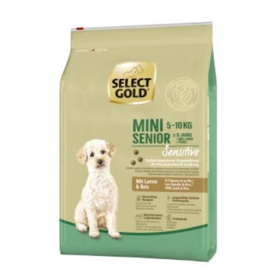 SELECT GOLD Sensitive Mini Senior Lamm & Reis 4 kg (SELECT GOLD)