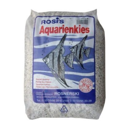 Rosi's Rosnerski Aquarienkies 2-4mm 25kg weiß (Rosi's)