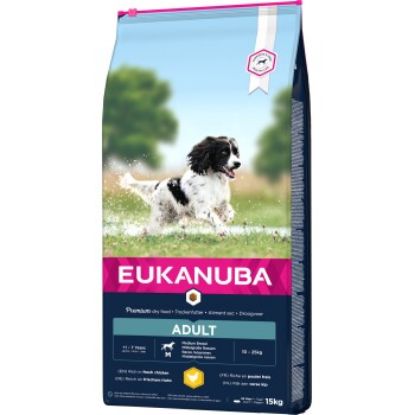 EUKANUBA Trockenfutter Hund Active Medium Breed Adult, mit Huhn 15 kg (EUKANUBA)