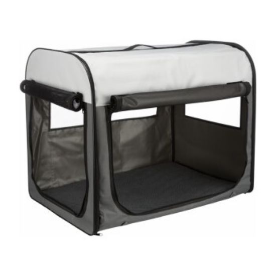 Trixie Soft Kennel Basic Box dunkelgrau/hellgrau M (TRIXIE)