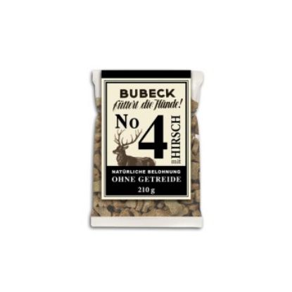 BUBECK Gebackene Hundekuchen Hirsch 210 g (BUBECK)