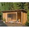 Sauerland Hundezwinger Balu mit Hundehütte 4 m, 2 m, 2,15 m ohne Bodenplatte (Sauerland)