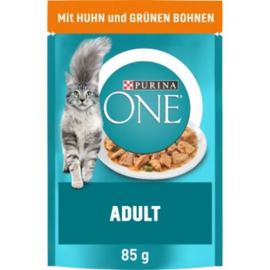 Purina ONE Adult 26x85g mit Huhn und grünen Bohnen (Purina One)