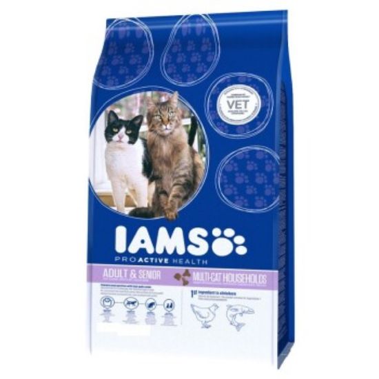 IAMS Multi-Cat Adult Huhn,Lachs 15 kg (Iams)