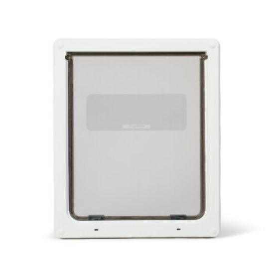 Dog Mate Manuelle große Hundeklappe mit 2-Wege-Verschluss - 216 weiß (Dog Mate)