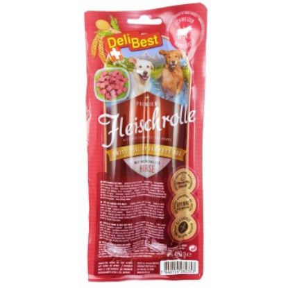 DeliBest Fleischrolle 6x400g Rind mit Hirse (DeliBest)