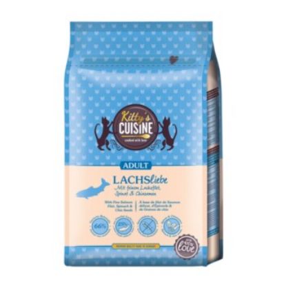 Kitty's Cuisine Adult Lachsliebe mit feinem Lachsfilet, Spinat und Chiasamen 2 kg (Kitty's Cuisine)