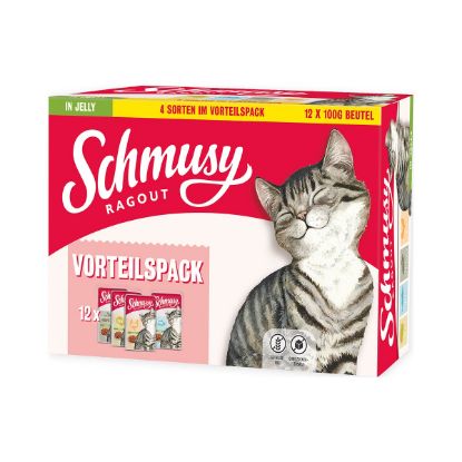 Schmusy Ragout in Jelly Vorteilspack 12x100g (Schmusy)