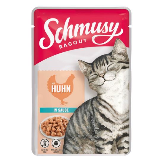 Schmusy Ragout mit Huhn in Sauce 22x100g (Schmusy)