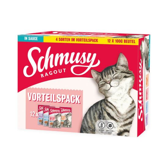 Schmusy Ragout in Sauce Vorteilspack 48x100g (Schmusy)