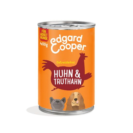 Edgard & Cooper Adult Huhn & Truthahn 12x400g (Edgard & Cooper)
