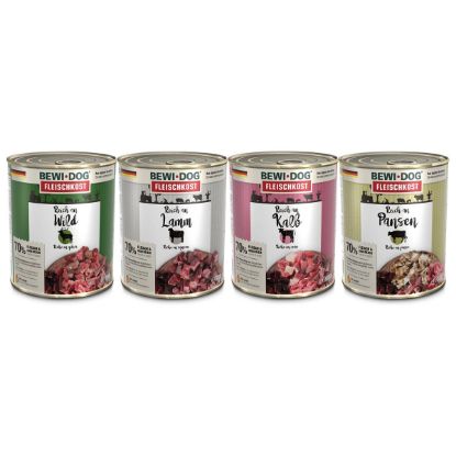 BEWI DOG Fleischkost Mixpaket 24x800g (BEWI DOG)