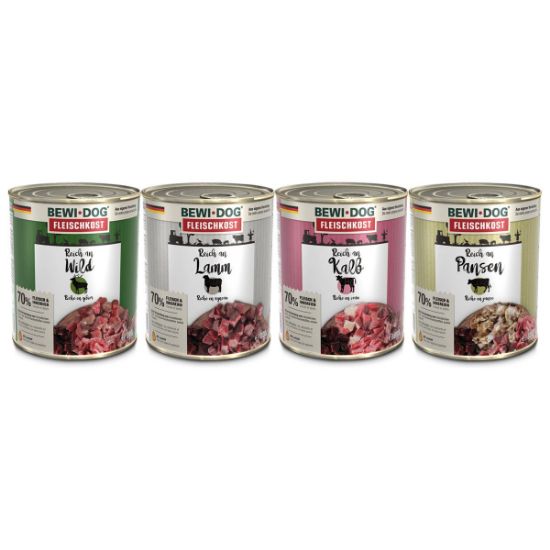 BEWI DOG Fleischkost Mixpaket 24x800g (BEWI DOG)