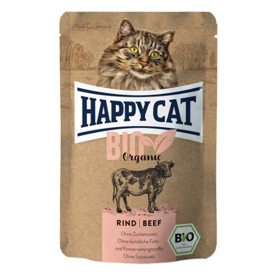 Happy Cat Bio Pouch Rind 24x85 g (Happy Cat)