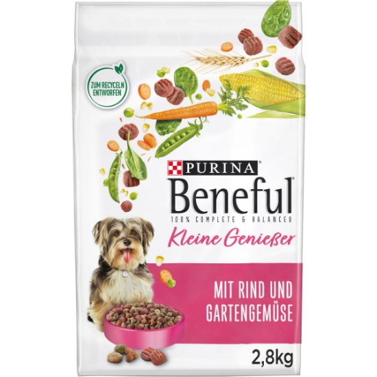 PURINA BENEFUL Kleine Genießer, Rind & Gemüse 4 x 2,8kg (Beneful)