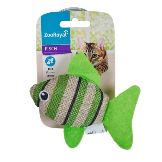 ZooRoyal Katzenspielzeug Fisch mit Katzenminze (ZooRoyal)