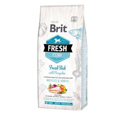 Brit Fresh Dog - Adult Large Breed - Fish - Muscles & Joints 12kg (Brit Fresh)
