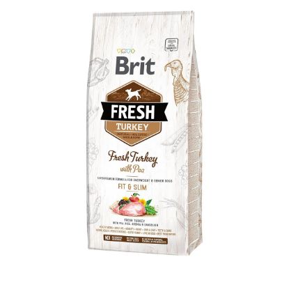 Brit Fresh Dog - Overweight & Senior dogs - Turkey - Fit & Slim 12kg (Brit Fresh)
