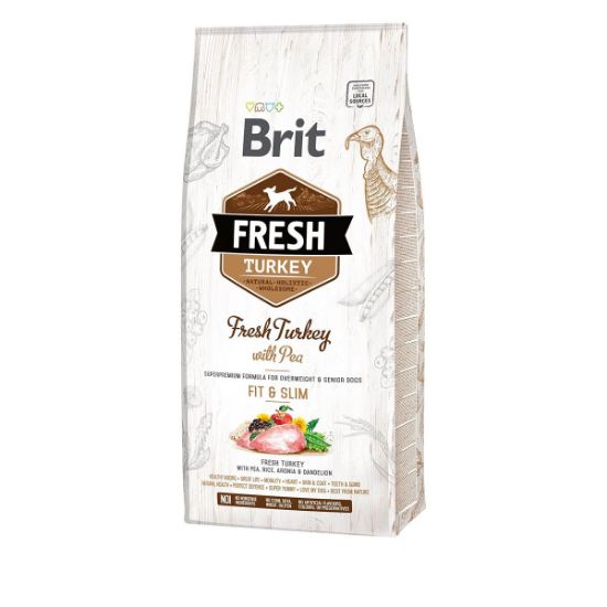Brit Fresh Dog - Overweight & Senior dogs - Turkey - Fit & Slim 12kg (Brit Fresh)