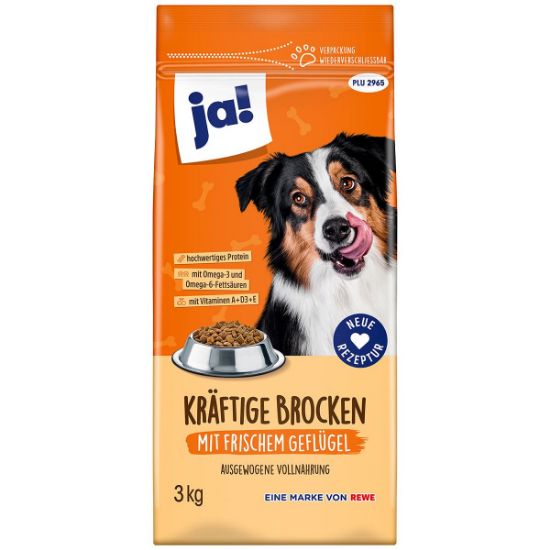 ja! Kräftige Brocken mit Geflügel 3kg (ja)