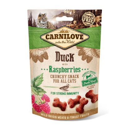 Carnilove Cat - Crunchy Snack - Duck with Raspberries 50g (Carnilove)