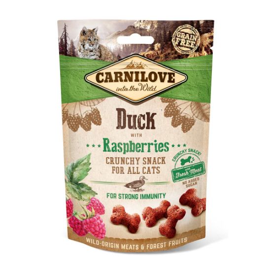 Carnilove Cat - Crunchy Snack - Duck with Raspberries 50g (Carnilove)