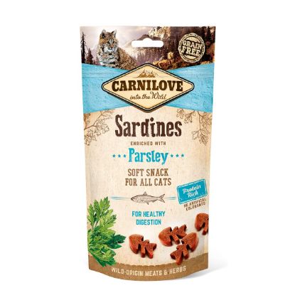 Carnilove Cat - Soft Snack - Sardine with Parsley 50g (Carnilove)