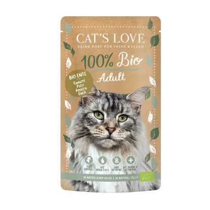 Cat's Love ADULT BIO Ente 6x100g (Cat's Love)