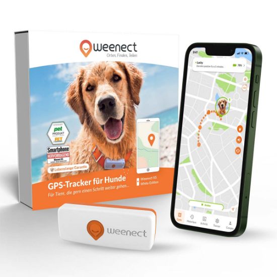 Weenect XS GPS Tracker für Hunde Weiß (weenect)