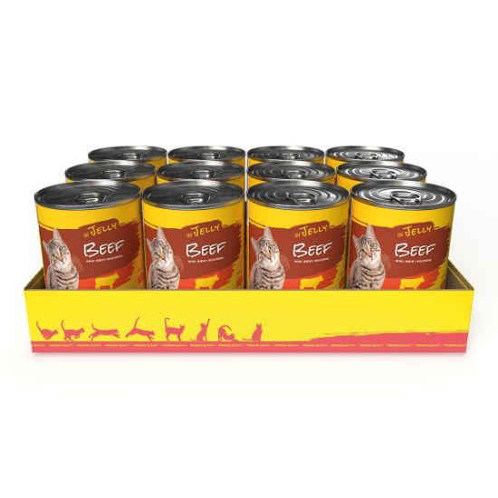 JosiCat Beef in Jelly 12x400g (JosiCat)