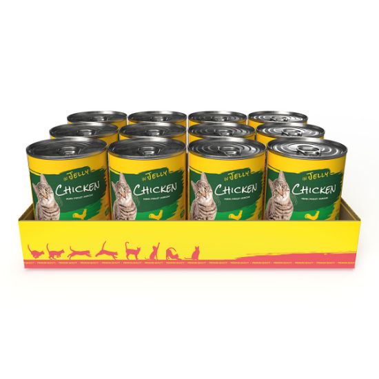 JosiCat Chicken in Jelly 12x400g (JosiCat)