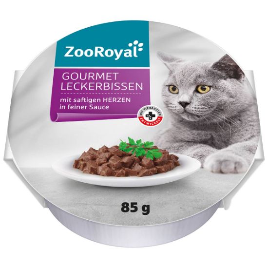ZooRoyal Gourmet Leckerbissen Herzen in Sauce 12x85g (ZooRoyal)