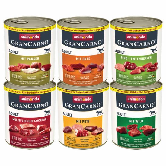 animonda GranCarno Adult 6x800g Kräftige Variation Mixpack II (animonda GranCarno)